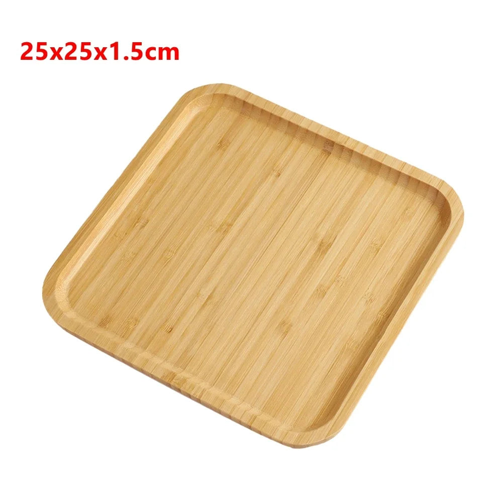 Square Bamboo Serving Tray