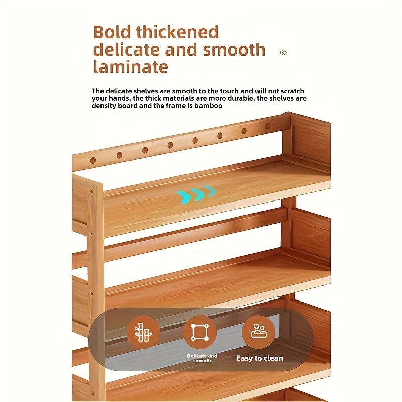 Bamboo Multi-layer Storage Rack