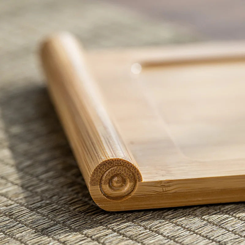 Bamboo tray rectangular
