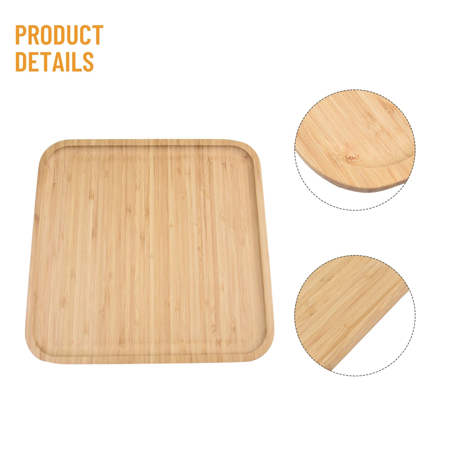 Square Bamboo Serving Tray