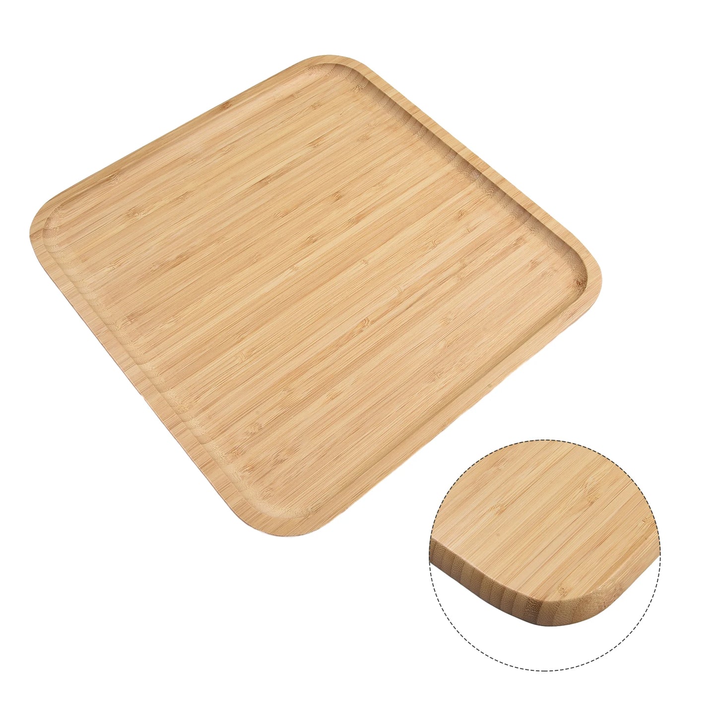 Square Bamboo Serving Tray