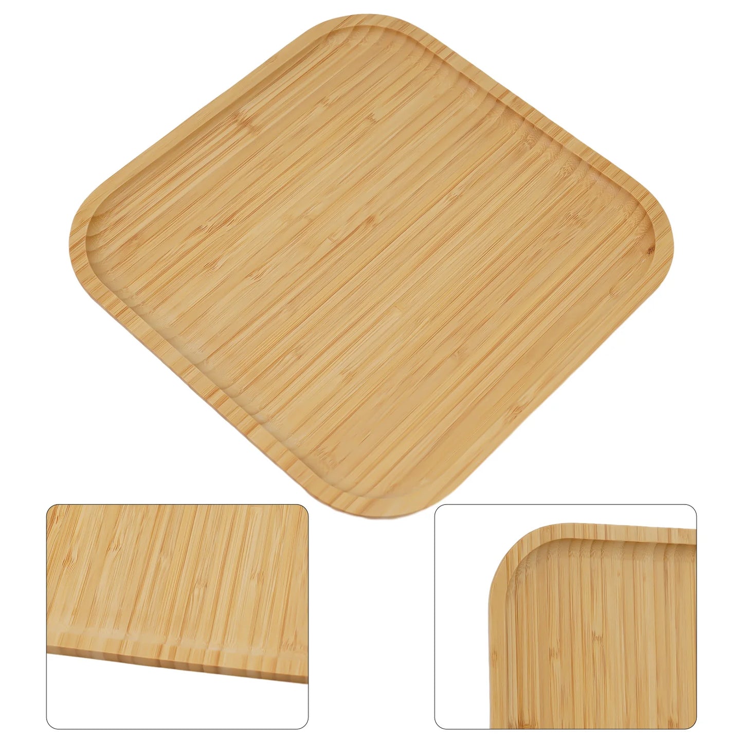 Square Bamboo Serving Tray