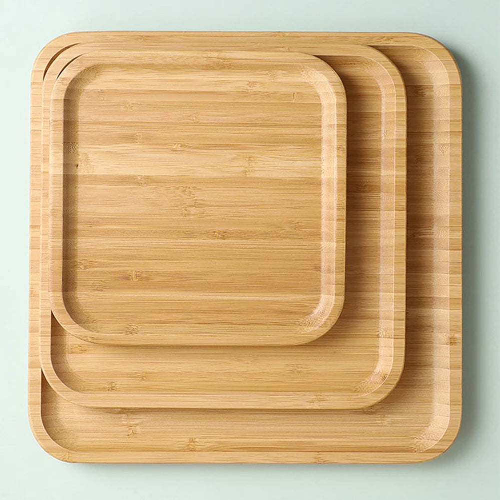 Square Bamboo Serving Tray
