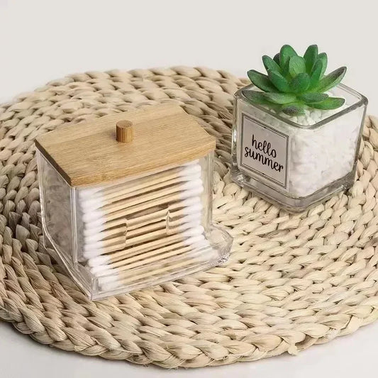 Transparent Square Bamboo Cover