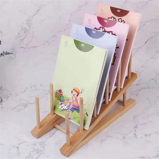Bamboo plate holder