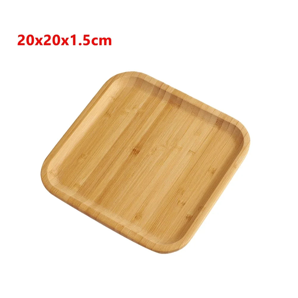 Square Bamboo Serving Tray