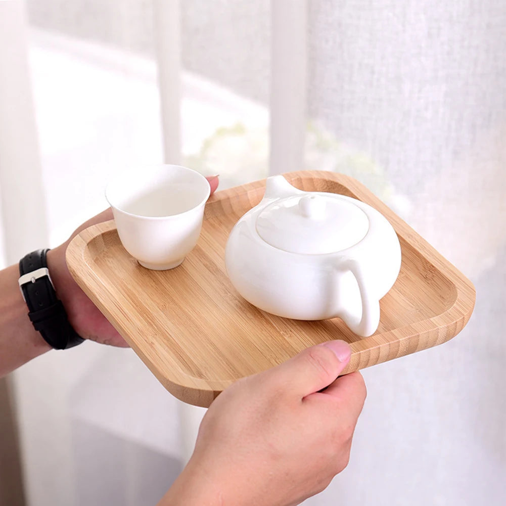 Square Bamboo Serving Tray