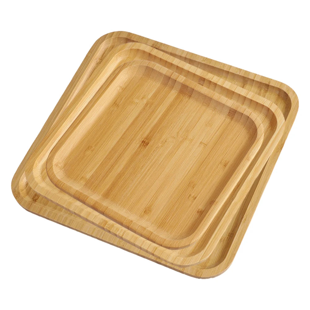 Square Bamboo Serving Tray