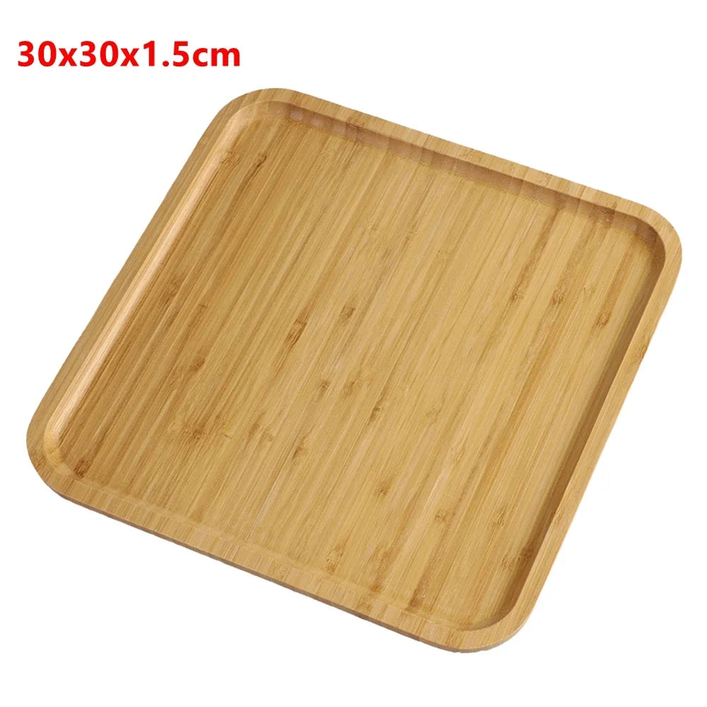 Square Bamboo Serving Tray
