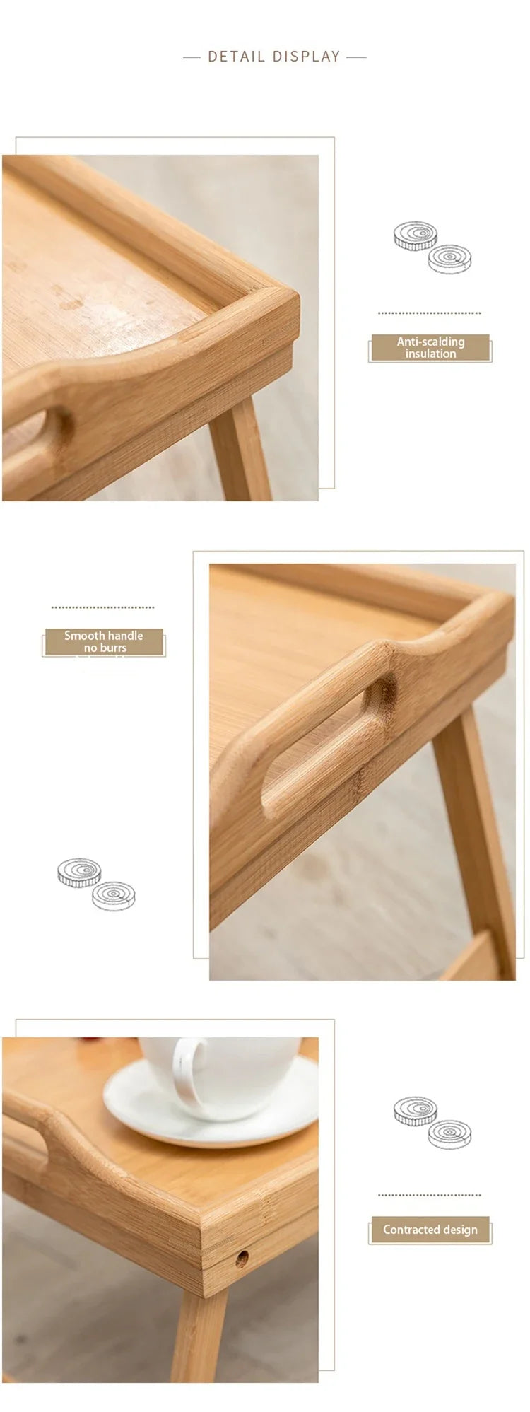 Folding Table Bamboo