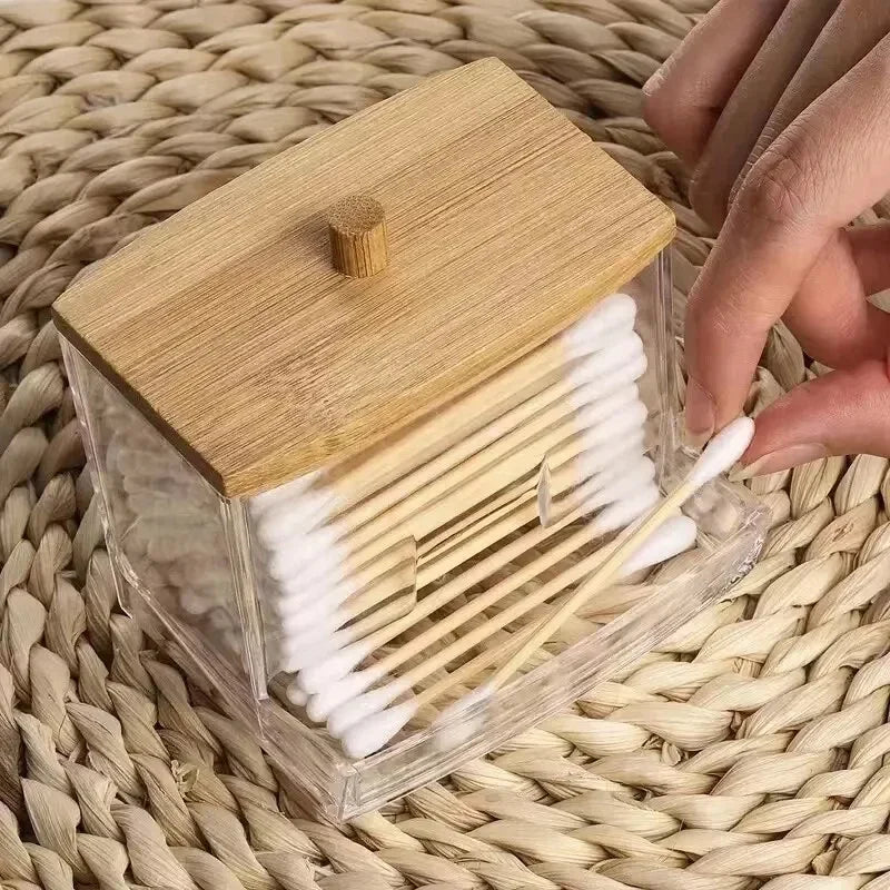 Transparent Square Bamboo Cover